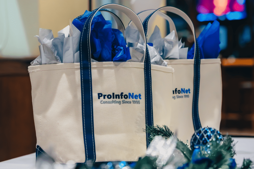 Event signage and decorations.